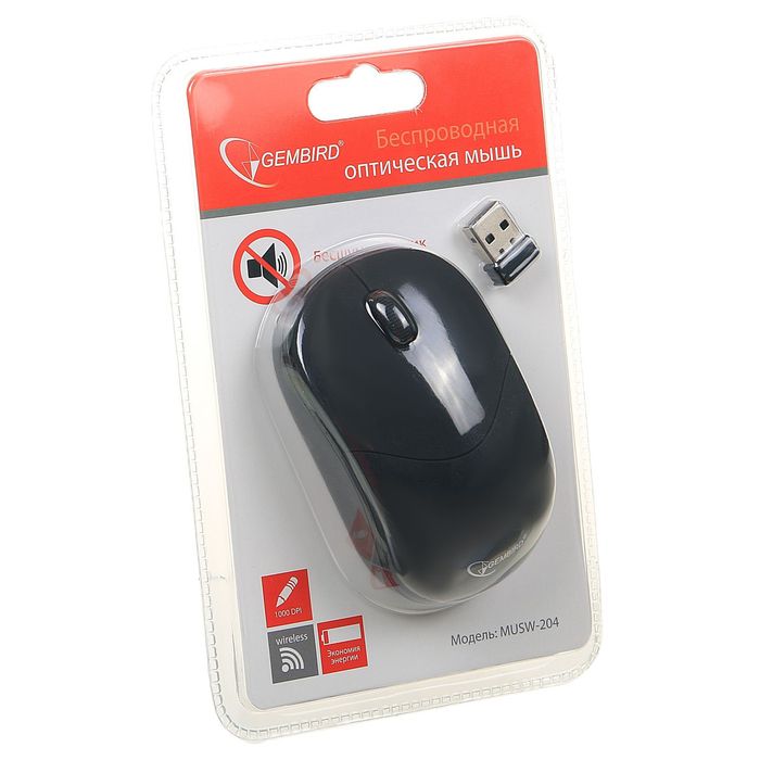 Gembird musw 400 g. Мышь Gembird MUSW 204. Мышь Gembird MUSW-204 Black USB. Gembird мышь беспров. Gembird MUSW-220. Мышь беспроводная USB Gembird MUSW-305 чёрный (оптическая 1000dpi 2,4 ГГЦ).