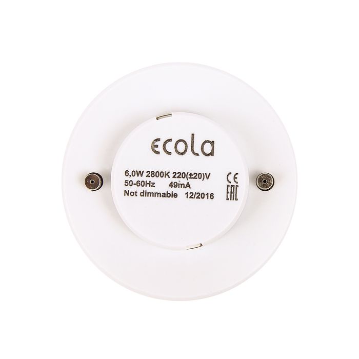 Ecola led. Лампа Ecola led 6.0w 2800k 49ma. Лампа светодиодная gx53 2800k Ecola 6 Вт. Ecola led 6.0 w 49ma. (Gx53) 6.0Вт 2800к Ecola.