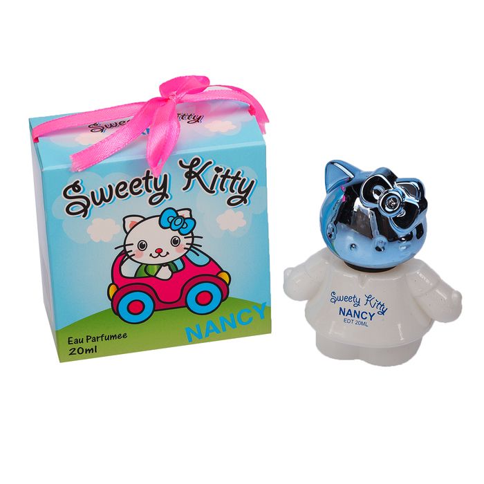 Sweety kitty. Детская туалетная вода Sweety Kitty. Духи Свитти Китти. Дв дет. Sweety Kitty 20мл Nancy. Душистая вода для детей Vikky, 20мл.