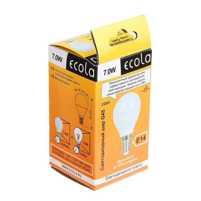 Led 7w. Лампа светодиодная Ecola Globe. Лампа светодиодная Ecola шар g45 9w 4000k e14 Premium. Лампа светодиодная Ecola k4nv70elb, e14, g45, 7вт. Лампа светодиодная led hw t 65вт e27/e40 Osram 4058075576896.