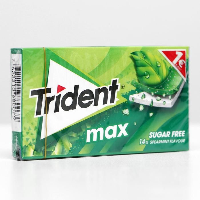 Max со. Жев резинка Тридент Макс 27г мята. Жевательная резинка Trident Max 27г. Жеват.резинка Trident Max мята 27гр*12. Жев/резинка б/сахара Trident Max Spearmint 27г.