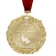 Медаль с лазерной гравировкой Комплимент "Золотая бабушка"