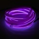 Неоновая нить для подсветки салона, плоская, 12 В, 2 м, с источником питания, фиолетовая