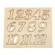 Набор для творчества "Цифры" для часов, 12 шт., h=2,5 см