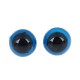 Глаза винтовые с заглушками, полупрозрачные, набор 4 шт, цвет голубой, размер 1 шт 1,4*1,4 см 1553
