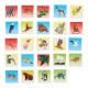 Лото "Животные континентов" + мозаика на 50 элементов