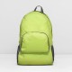 Рюкзак складной на молнии, мягкий, 1 отдел, наружный карман, 2 боковых кармана-сетки, складывается в сумку, цвет зелёный