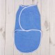 Пеленка-кокон на липучках, рост 50-68 см, цвет голубой 1138_М