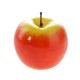 Искусственное жёлто-красное яблоко