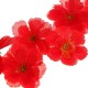 Цветы искусственные "Веточка красной сакуры"