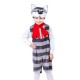 Карнавальный костюм "Кот Матрос плюш", 2 предмета: маска-шапочка, комбинезон. Рост 122-128 см