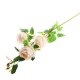 Цветы искусственные "Роза" три бутона, светло-розовая