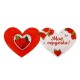 Открытка-валентинка "Моё сердечко для тебя", 8 х 7 см