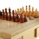 Стол шахматный 800*600*720 с фигурами и ящиком