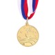 Медаль тематическая 118 "Танцы одиночные" диам 3,5 см Цвет зол