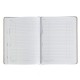 Дневник для 1-11 классов Velvet, светло-серый, 48 листов