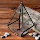 Флорариум "Пирамида" чёрный каркас