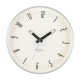 Часы настенные круглые "Классика", белый циферблат, серебро 30х30 см