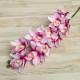 Цветы искусственные "Орхидея амабилис" 90 см, бело-сиреневая